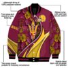 personalized arizona state sun devils floral print maroon jacket new arrival jacketwow
