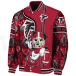 personalized atlanta falcons rose mickey red jacket best selling jacketwow