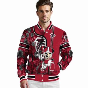 personalized atlanta falcons rose mickey red jacket high quality jacketwow