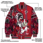 personalized atlanta falcons rose mickey red jacket best selling jacketwow