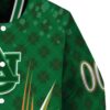 personalized auburn tigers shamrock pattern green jacket premium grade jacketwow