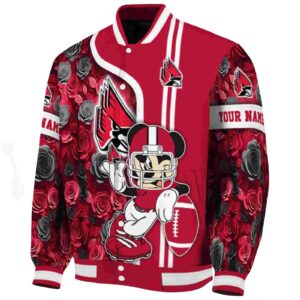 personalized ball state cardinals rose mickey red jacket best selling jacketwow