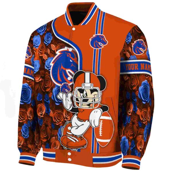 personalized boise state broncos rose mickey orange jacket best selling jacketwow
