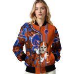 personalized boise state broncos rose mickey orange jacket best selling jacketwow