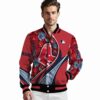 personalized boston red sox floral print red jacket high quality jacketwow
