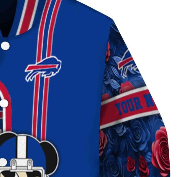 personalized buffalo bills rose mickey blue jacket premium grade jacketwow