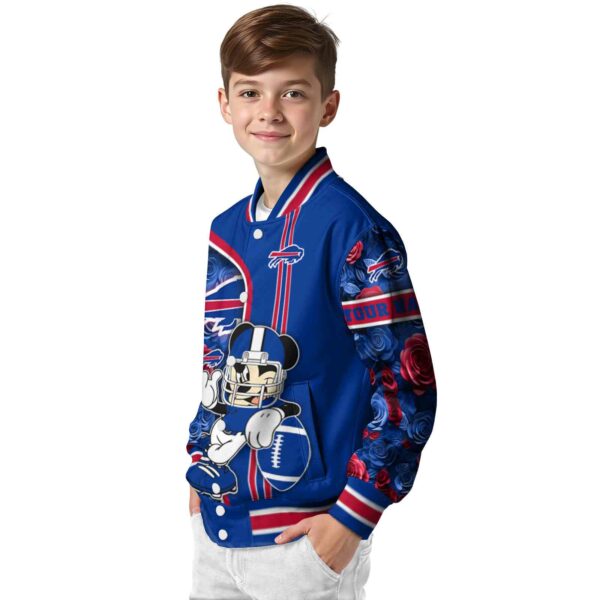 personalized buffalo bills rose mickey blue jacket trendy jacketwow