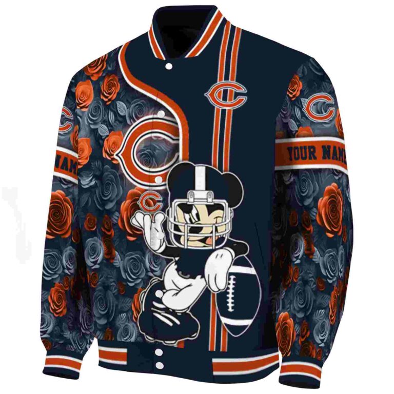 personalized chicago bears rose mickey blue jacket best selling jacketwow
