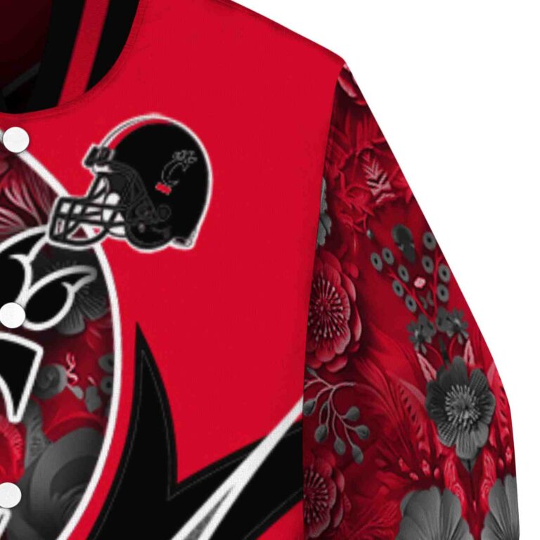 personalized cincinnati bearcats floral print red jacket premium grade jacketwow