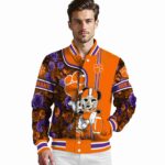 personalized clemson tigers rose mickey orange jacket best selling jacketwow