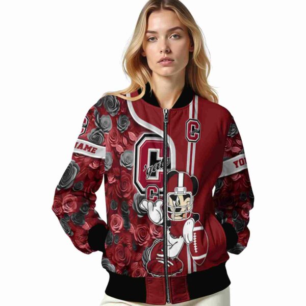 personalized colgate raiders rose mickey maroon jacket latest model jacketwow
