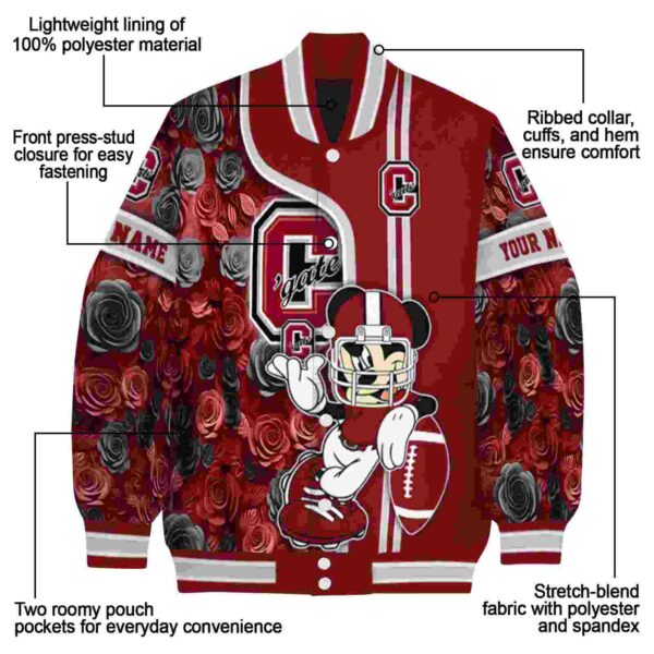 personalized colgate raiders rose mickey maroon jacket new arrival jacketwow