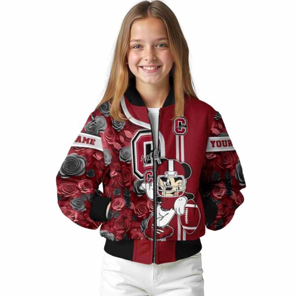 personalized colgate raiders rose mickey maroon jacket top rated jacketwow