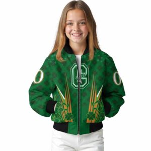 personalized colgate raiders shamrock pattern green jacket top rated jacketwow