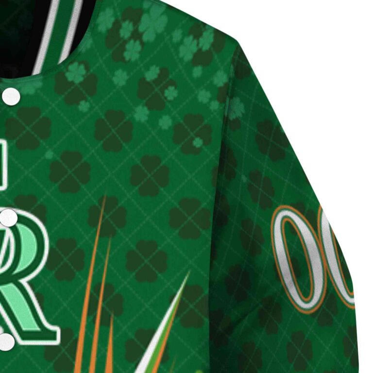 personalized colorado rockies shamrock pattern green jacket premium grade jacketwow