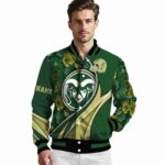 personalized colorado state rams floral print green jacket best selling jacketwow