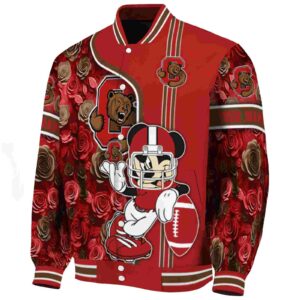 personalized cornell big red rose mickey red jacket best selling jacketwow