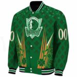 personalized dallas mavericks shamrock pattern green jacket best selling jacketwow