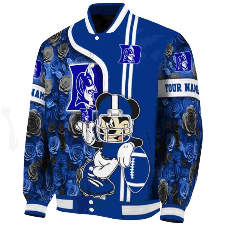 personalized duke blue devils rose mickey blue jacket best selling jacketwow