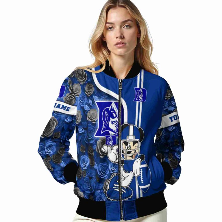 personalized duke blue devils rose mickey blue jacket latest model jacketwow