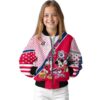 personalized fresno state bulldogs mickey donald goofy red white jacket top rated jacketwow