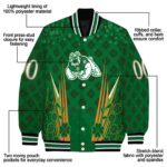 personalized fresno state bulldogs shamrock pattern green jacket best selling jacketwow