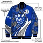 personalized georgia state panthers floral print blue jacket best selling jacketwow