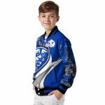 personalized georgia state panthers floral print blue jacket best selling jacketwow