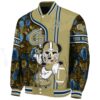 personalized georgia tech yellow jackets rose mickey gold jacket best selling jacketwow
