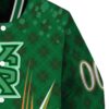 personalized kennesaw state owls shamrock pattern green jacket premium grade jacketwow
