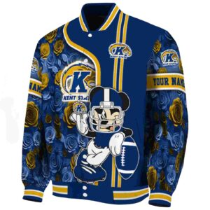 personalized kent state golden flashes rose mickey navy blue jacket best selling jacketwow