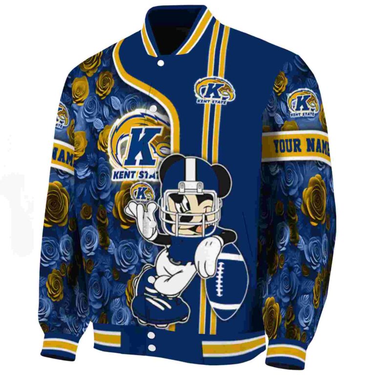 personalized kent state golden flashes rose mickey navy blue jacket best selling jacketwow