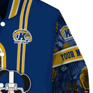 personalized kent state golden flashes rose mickey navy blue jacket premium grade jacketwow