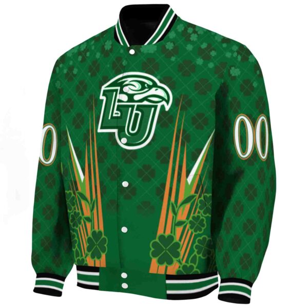 personalized liberty flames shamrock pattern green jacket best selling jacketwow