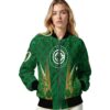 personalized los angeles clippers shamrock pattern green jacket latest model jacketwow