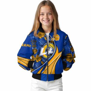 personalized los angeles rams floral print blue jacket top rated jacketwow
