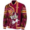 personalized louisiana monroe warhawks rose mickey red jacket best selling jacketwow
