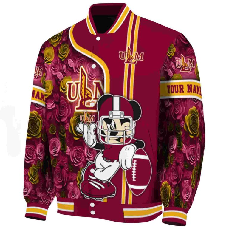 personalized louisiana monroe warhawks rose mickey red jacket best selling jacketwow
