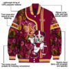 personalized louisiana monroe warhawks rose mickey red jacket new arrival jacketwow
