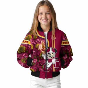 personalized louisiana monroe warhawks rose mickey red jacket top rated jacketwow