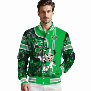 personalized marshall thundering herd rose mickey green jacket high quality jacketwow