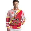 personalized maryland terrapins mickey donald goofy red white jacket high quality jacketwow