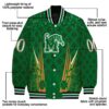 personalized memphis tigers shamrock pattern green jacket new arrival jacketwow