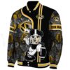 personalized missouri tigers rose mickey black jacket best selling jacketwow