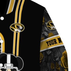 personalized missouri tigers rose mickey black jacket premium grade jacketwow