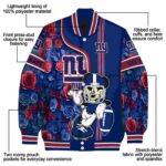 personalized new york giants rose mickey blue jacket best selling jacketwow