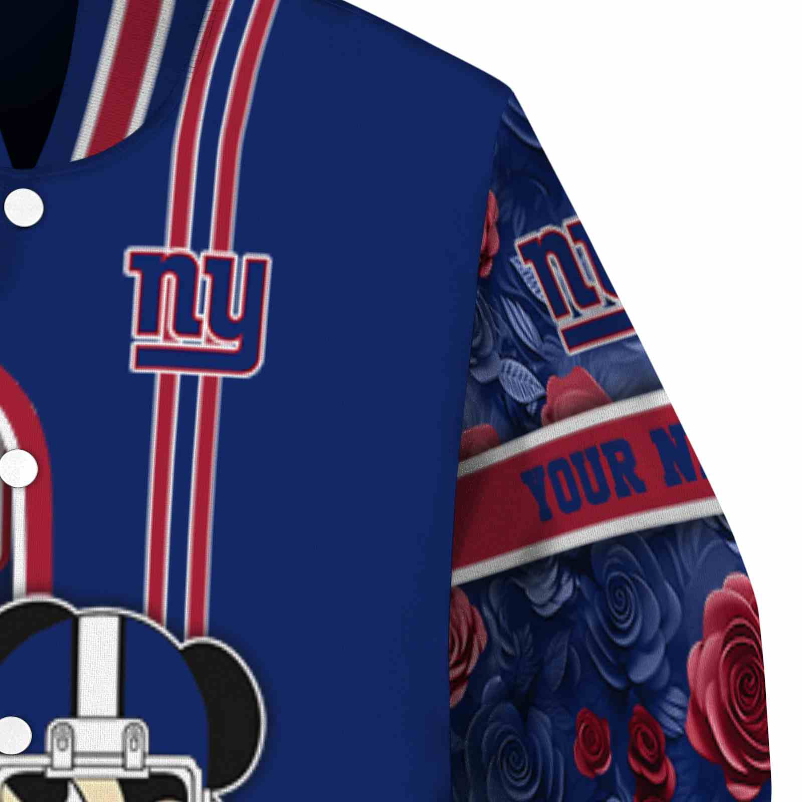 personalized new york giants rose mickey blue jacket premium grade jacketwow personalized new york giants rose mickey blue jacket premium grade jacketwow