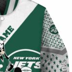 personalized new york jets mickey donald goofy green white jacket best selling jacketwow