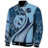 personalized north carolina tar heels floral print light blue jacket best selling jacketwow