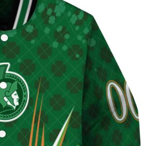 personalized ottawa senators shamrock pattern green jacket premium grade jacketwow